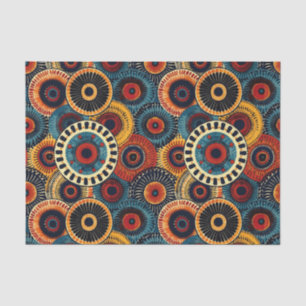 Papier Mousseline Motif ethnique africain élégant