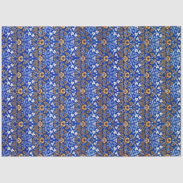 Papier Mousseline Motif Eyebright, William Morris Tissue Paper (Recto)