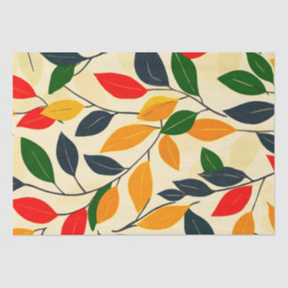 Papier Mousseline Motif feuille