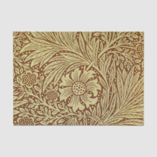 Papier Mousseline Motif Fleur Antique Marigold de William Morris