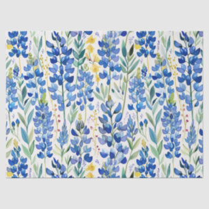 Papier Mousseline Motif Fleur sauvage du Texas Bluebonnet