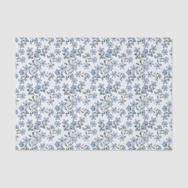 Papier Mousseline Motif floral 2 2 (Recto)