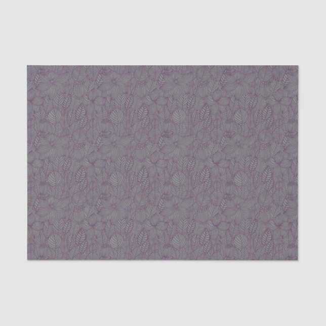 Papier Mousseline Motif floral 3 (Recto)