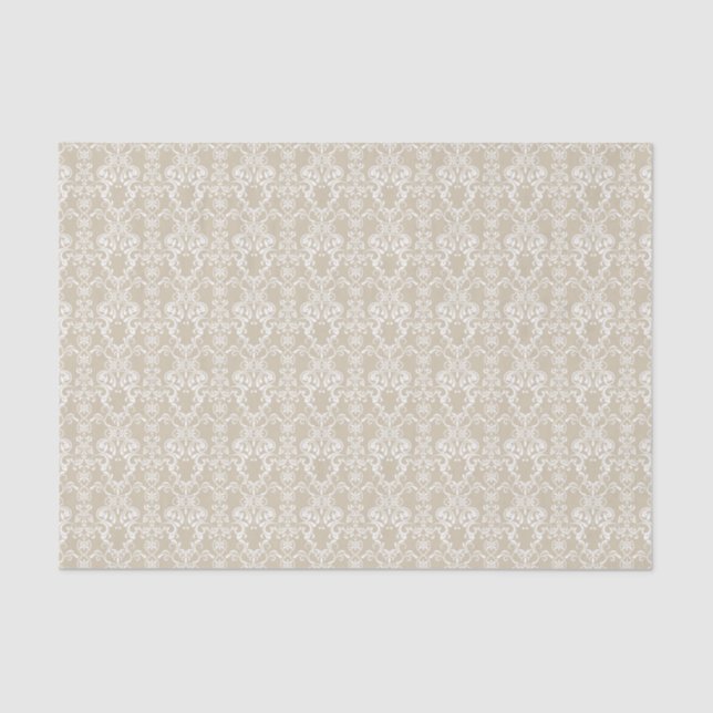 Papier Mousseline Motif floral 4 (Recto)