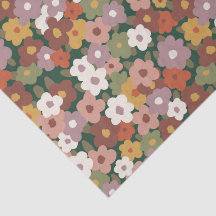 Motif floral d'automne