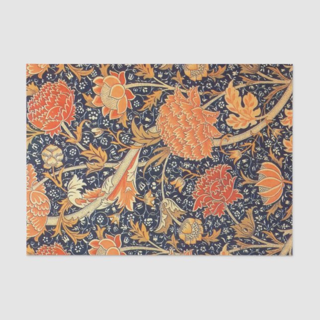 Papier Mousseline Motif floral de Nouveau d'art de William Morris (Recto)