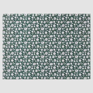 Papier Mousseline Motif floral dense décoratif vintage