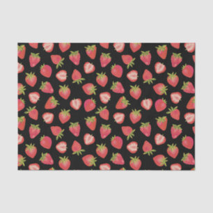 Papier Mousseline Motif fraise
