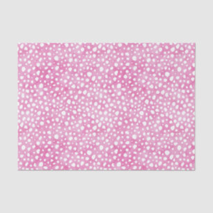 Papier Mousseline Motif Fun Pink Cheetah
