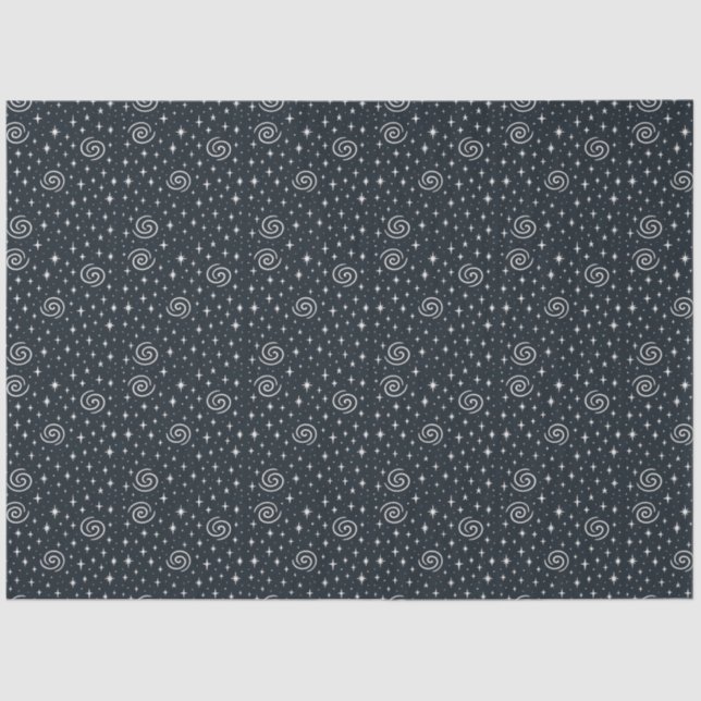 Papier Mousseline Motif Galaxy (Recto)