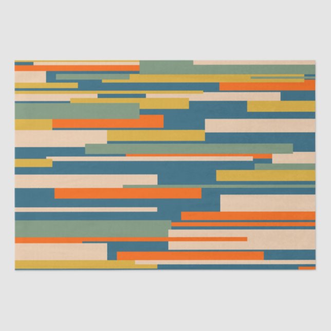 Papier Mousseline Motif géométrique Abstrait moderne Wright (Recto)