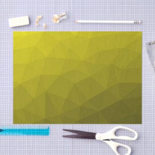 Papier Mousseline Motif géométrique dégradé foncé jaune