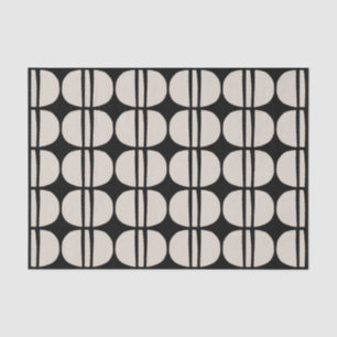 Papier Mousseline Motif géométrique moderne du milieu du siècle