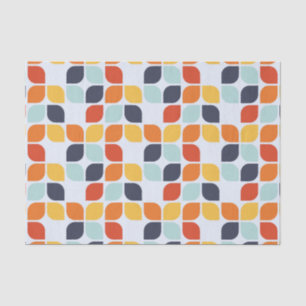 Papier Mousseline Motif géométrique vintage