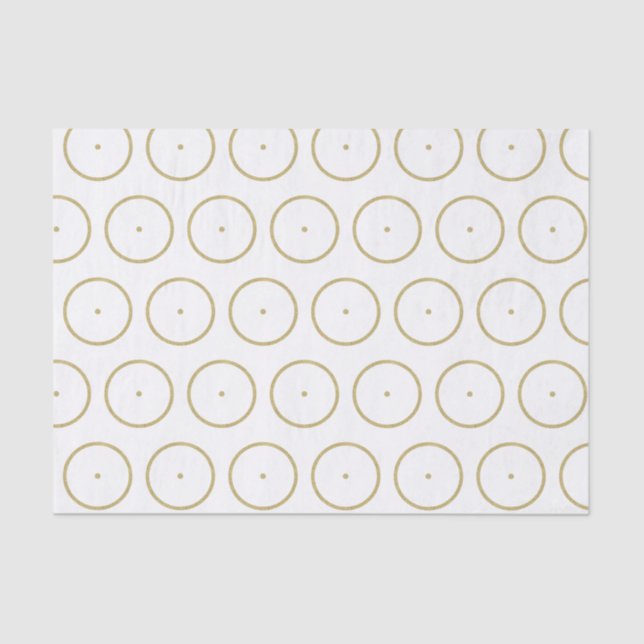 Papier Mousseline Motif Gold Sun (Recto)