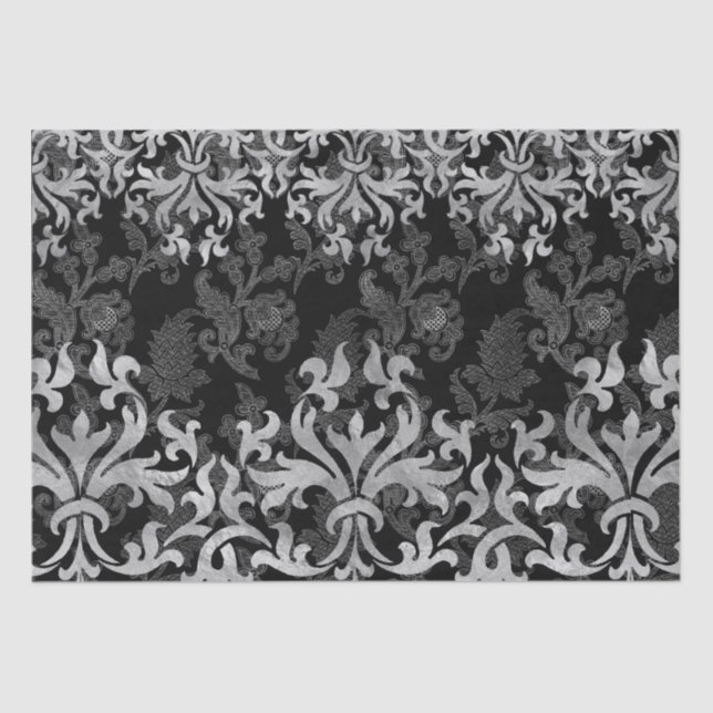 Papier Mousseline Motif gothique Filigree (Recto)