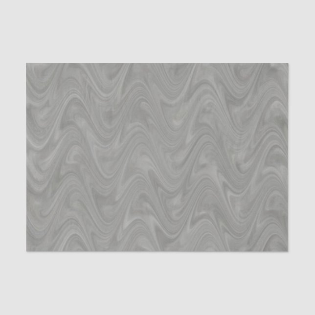 Papier Mousseline Motif gris vert marbré (Recto)