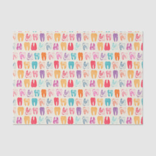 Papier Mousseline Motif grunge de dent