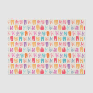 Papier Mousseline Motif grunge de dent