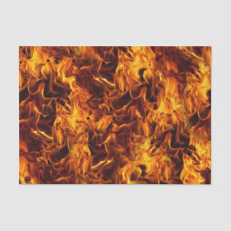 Papier Mousseline Motif incendie et flamme