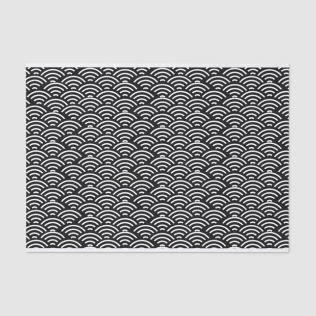 Papier Mousseline Motif japonais (Recto)