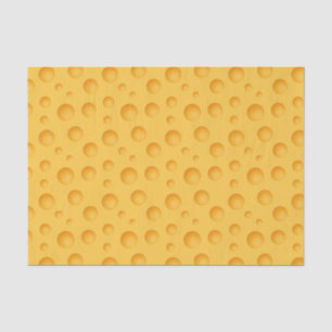 Papier Mousseline Motif jaune de fromage