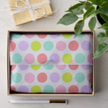 Motif jolis points pastel doux