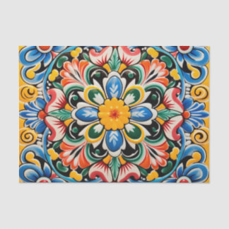 Papier Mousseline Motif mexicain mignon