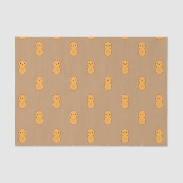 Papier Mousseline Motif mignon d'arachide (Recto)