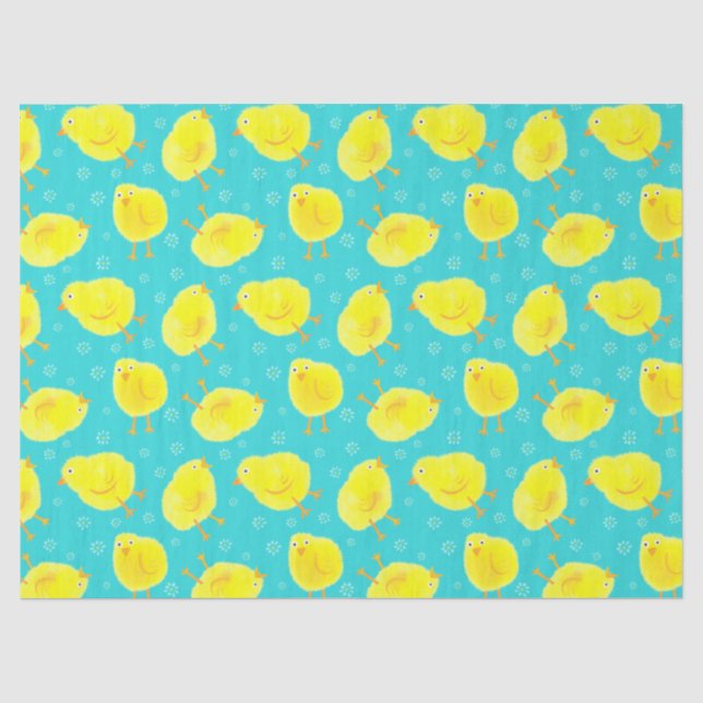 Papier Mousseline Motif mignon de Pâques (Recto)