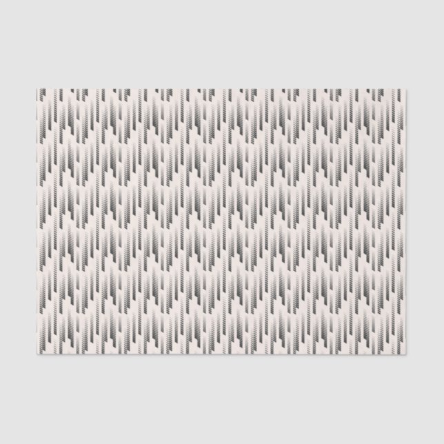 Papier Mousseline Motif moderne de pluie (Recto)
