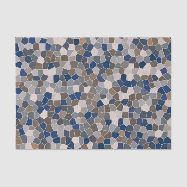 Papier Mousseline Motif moderne tendance cool (Recto)