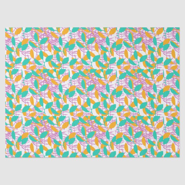 Papier Mousseline motif non transparent (Recto)
