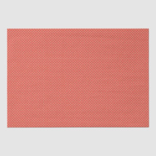 Papier Mousseline Motif nostalgique rétro rouge de Noël