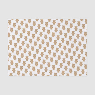Papier Mousseline Motif Nounours mignon
