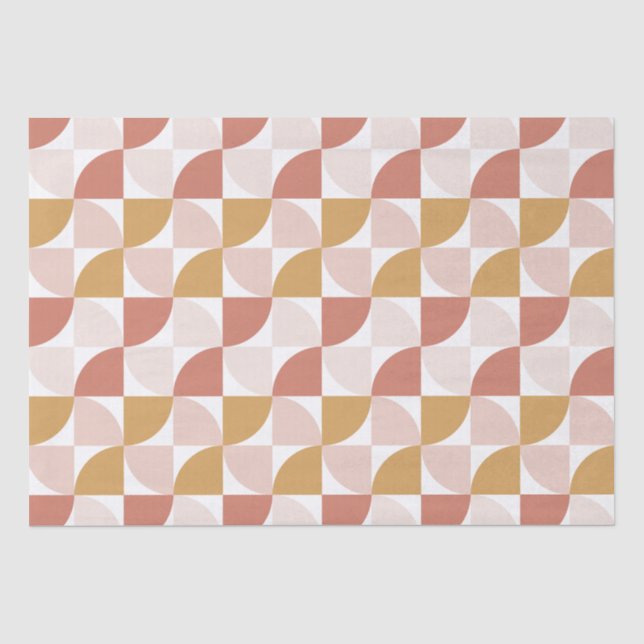 Papier Mousseline Motif ondulé apaisant (Recto)