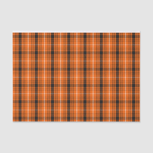 Papier Mousseline Motif orange (Recto)