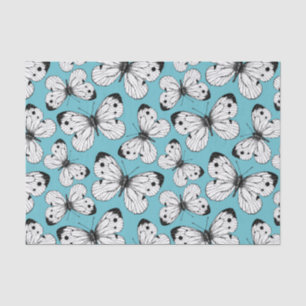 Papier Mousseline Motif papillon de choux