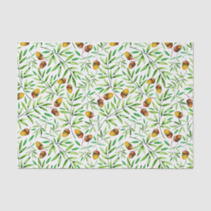 Papier Mousseline Motif Pine Cone