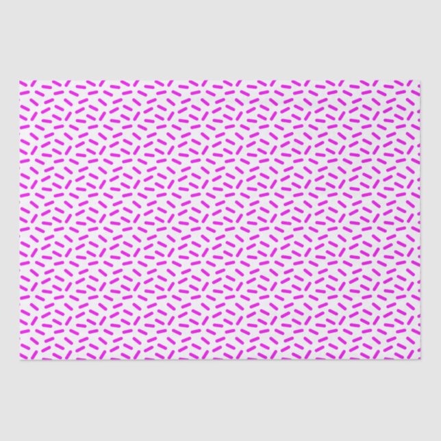 Papier Mousseline Motif Pink Sprinkings Personnalisé (Recto)