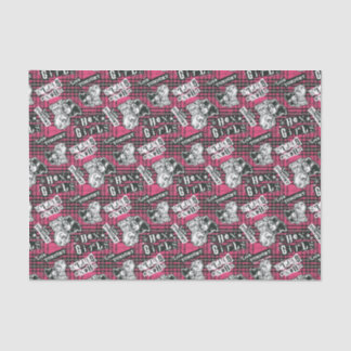 Papier Mousseline Motif Plaid Des Filles Hex