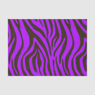 Papier Mousseline Motif pourpre de poster de animal de zèbre