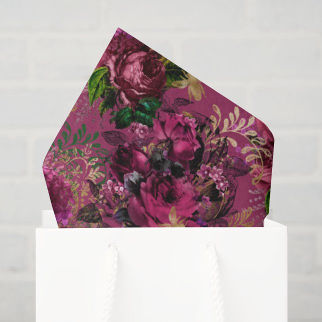 Papier Mousseline Motif Queen Bee (Sac cadeau)
