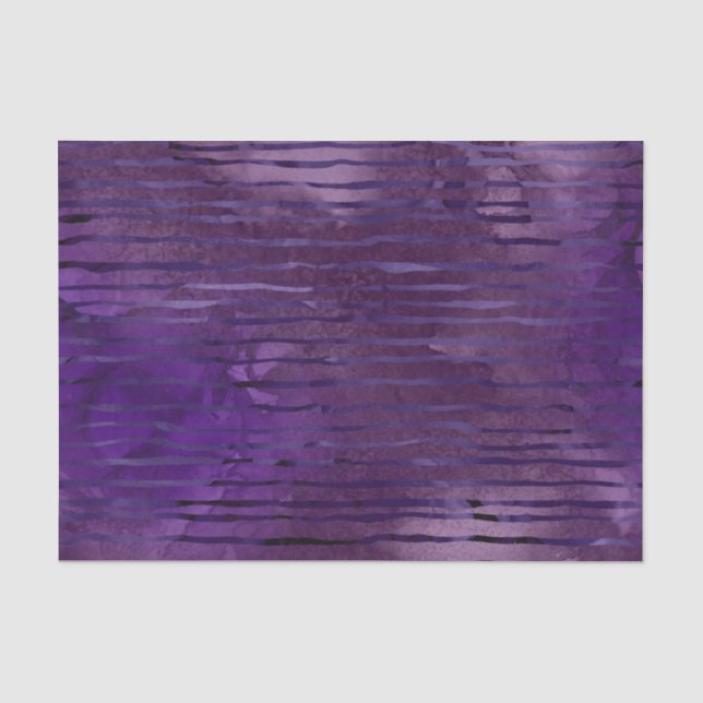 Papier Mousseline Motif rayé violet (Recto)