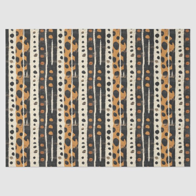 Papier Mousseline Motif rayure rustique du Sud-Ouest (3) (Recto)