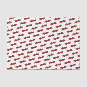 Papier Mousseline Motif Red Bow