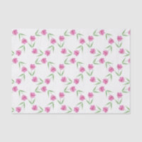 Motif rose de tulipes d'aquarelle