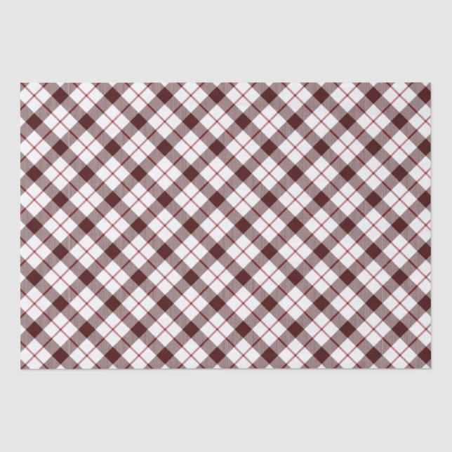 Papier Mousseline Motif rouge (Recto)