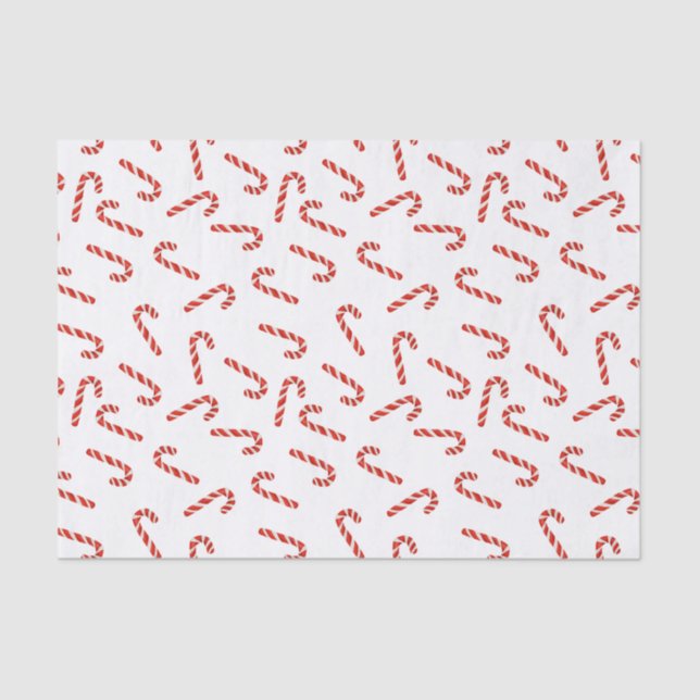 Papier Mousseline Motif rouge de vacances d'aquarelle de sucres de (Recto)