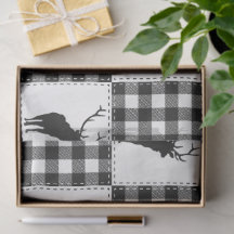 Motif rustique de plaid de bison de forêt giboyeus